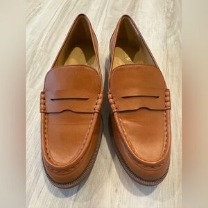 J. Crew Women's Penny Loafers - Cognac Brown